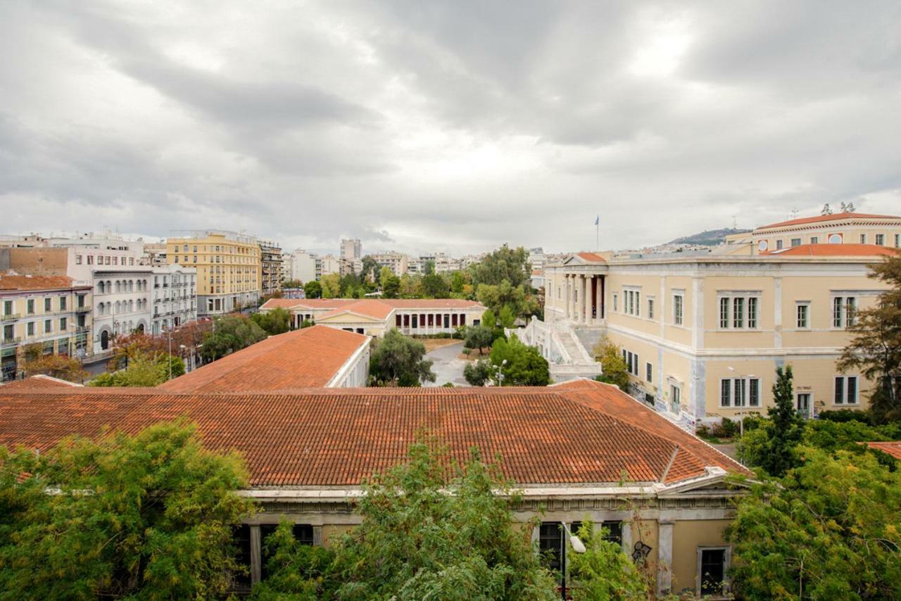 Retro Apartment At Trendy Exarcheia Athens Exterior photo
